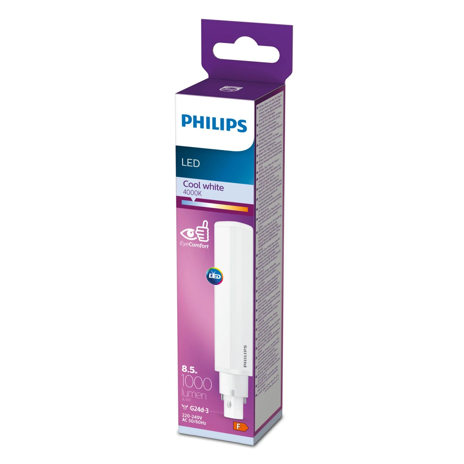 Lâmpada Philips LED PL-C 8.5W G24d-3 4000K Branco Frio 1000lm para Substituir Fluorescente - Imagem 2