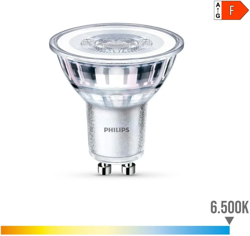 Lâmpada LED Philips refletor GU10 PAR16 4,6W 390lm 6500K luz fria - Imagem 3