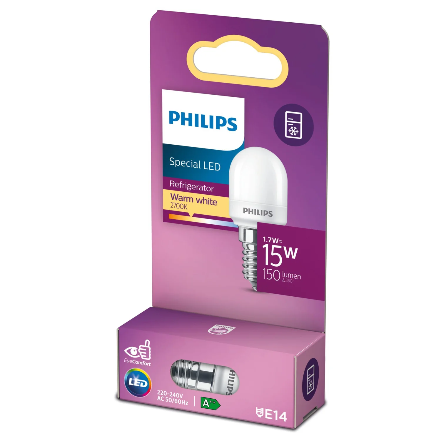 Lâmpada Philips LED Vela T25 E14 15W Equivalente 150lm 2700K Branco Quente Decorativa Pequena - Imagem 4