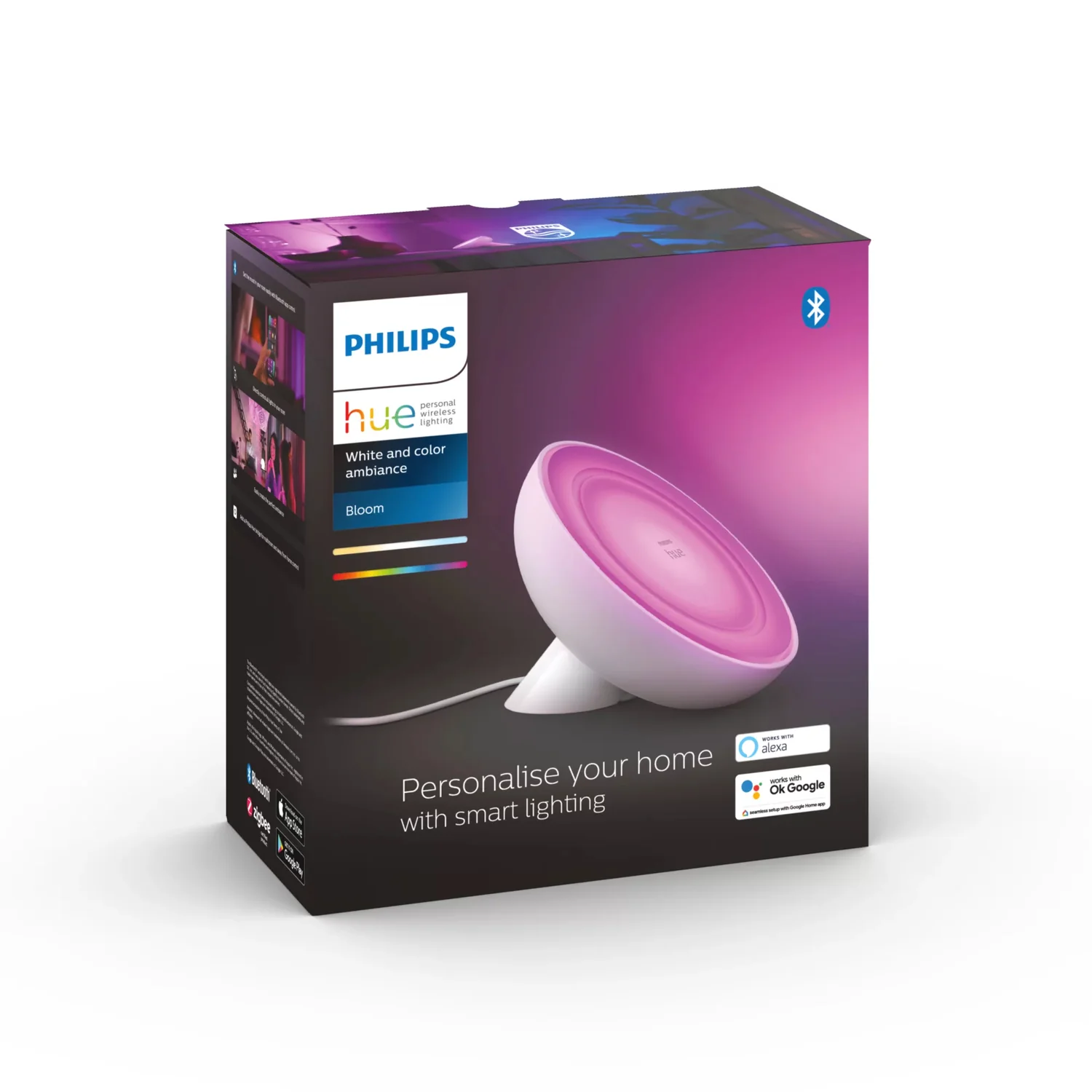 Candeeiro de mesa LED inteligente Philips Hue Bloom gen4 Branco - Imagem 4