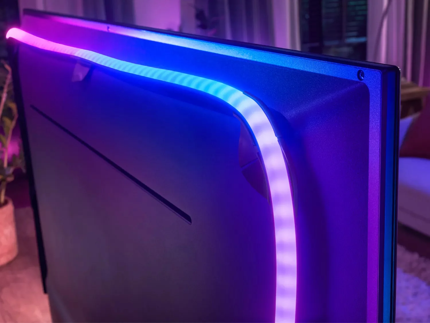Fita LED Inteligente Philips Hue Play Gradient 3m para TV 75" ou maior RGB+Branco - Imagem 6