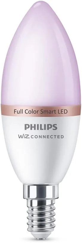 Lâmpada Philips LED Vela C37 E14 4.9W Equivalente 40W 470lm RGB Multi 2200-6500K Smart - Imagem 3