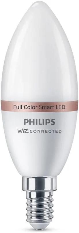 Lâmpada Philips LED Vela C37 E14 4.9W Equivalente 40W 470lm RGB Multi 2200-6500K Smart - Imagem 2