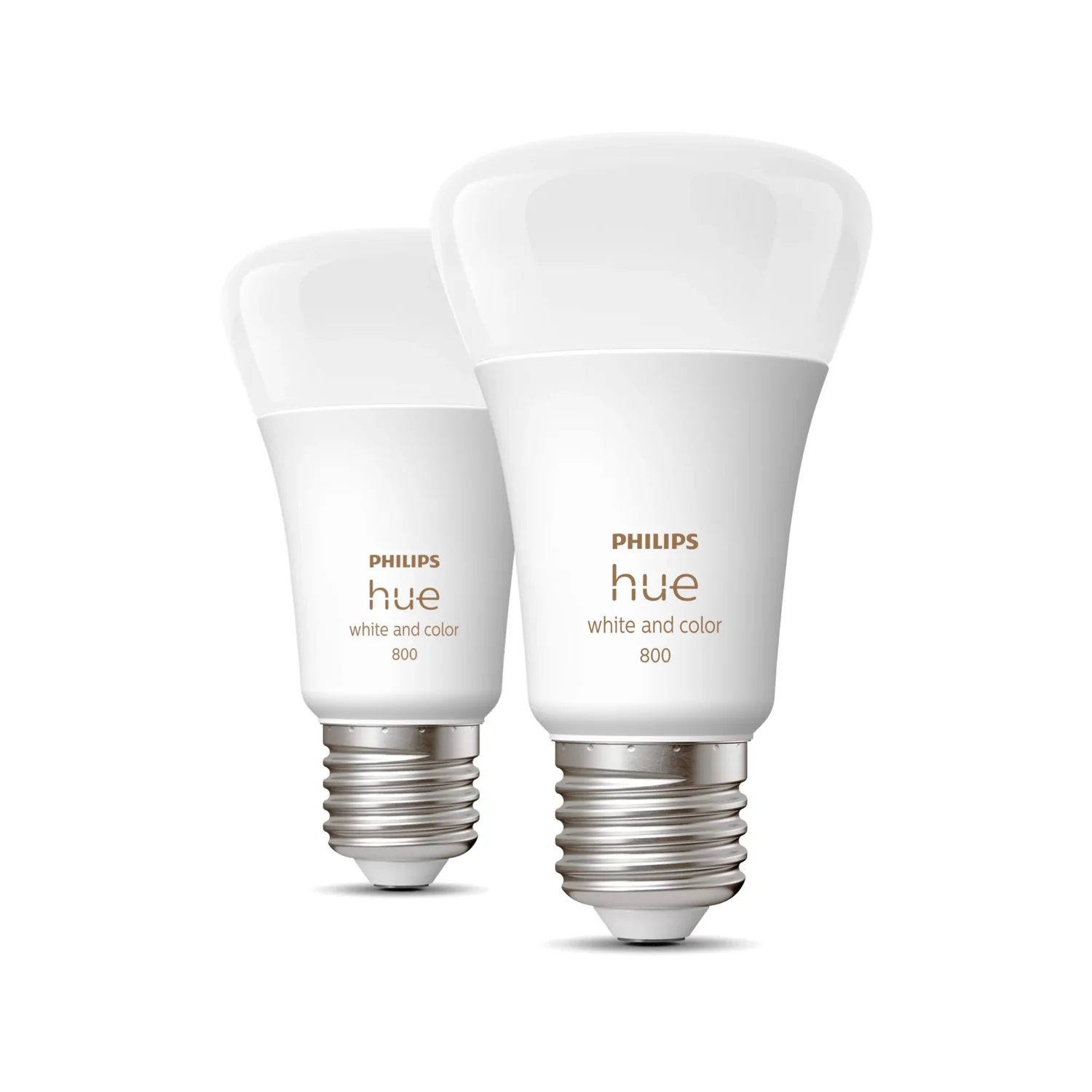 Lâmpada Philips Hue White Color Ambiance E27 6.5W A60 806lm RGB Bluetooth Zigbee Pack 2 - Imagem 2