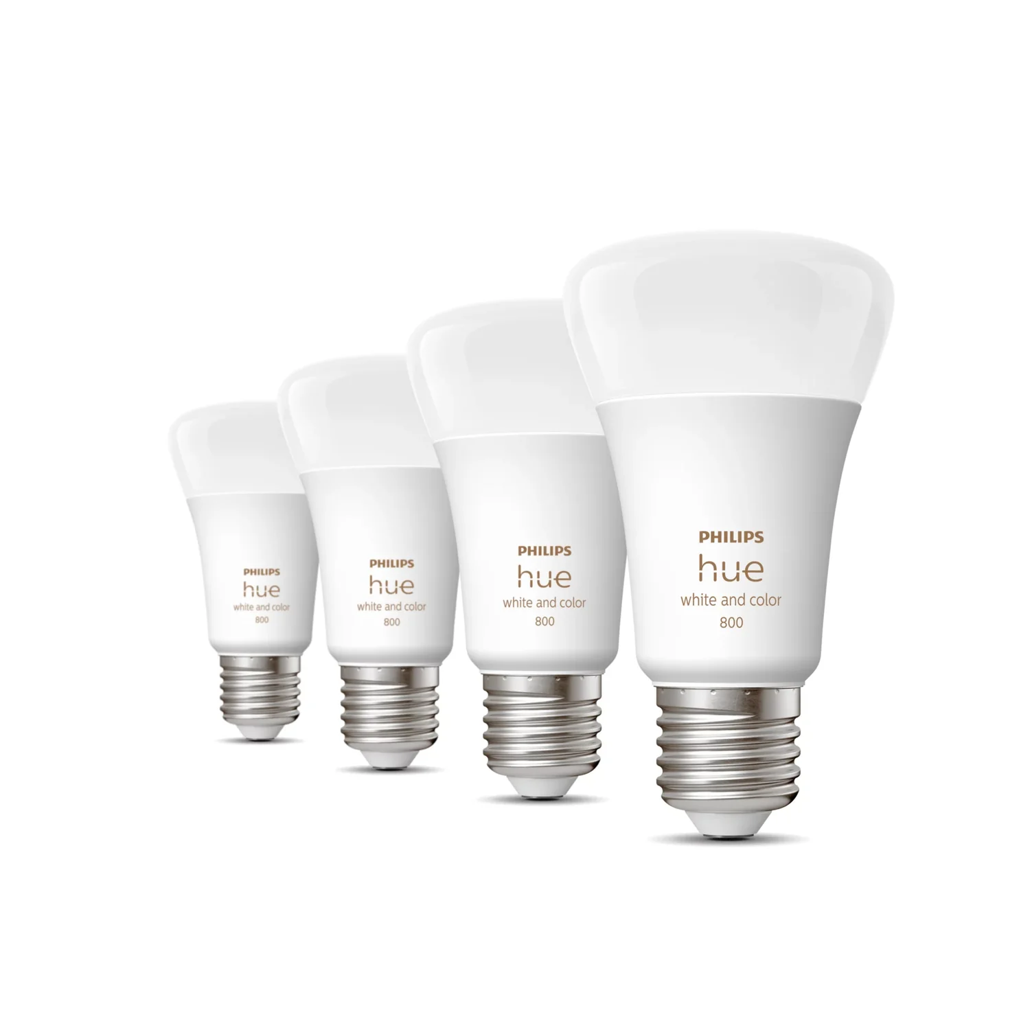 Pack 4 Lâmpadas Inteligentes Philips Hue White and Color Ambiance E27 A60 6.5W - Imagem 2