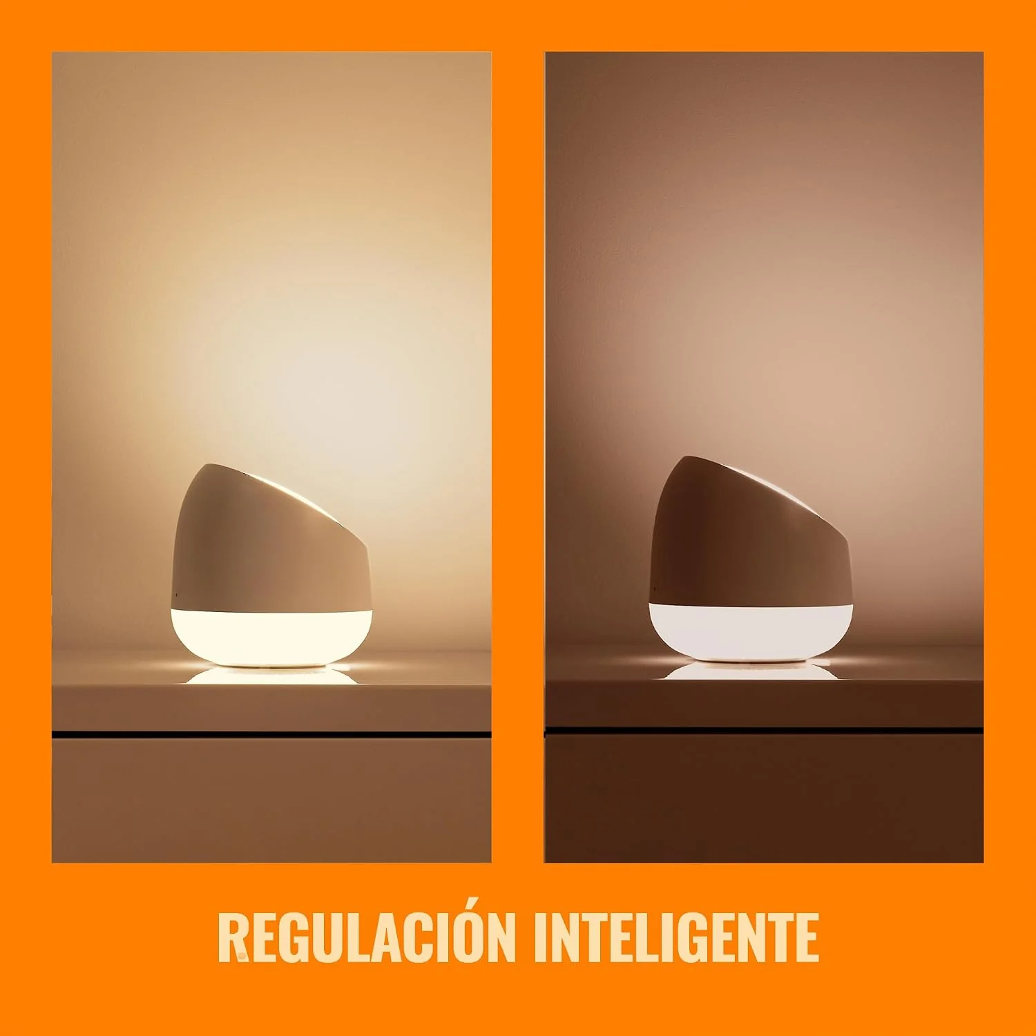 Candeeiro Inteligente Portátil WiZ Squire 9W RGB 2200K-6500K - Imagem 7