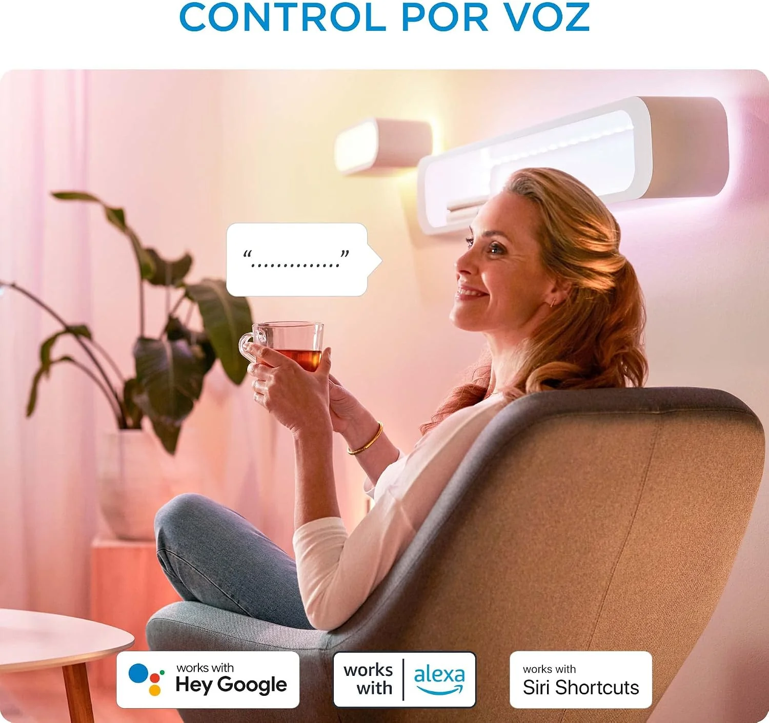 Candeeiro Inteligente Portátil WiZ Squire 9W RGB 2200K-6500K - Imagem 12