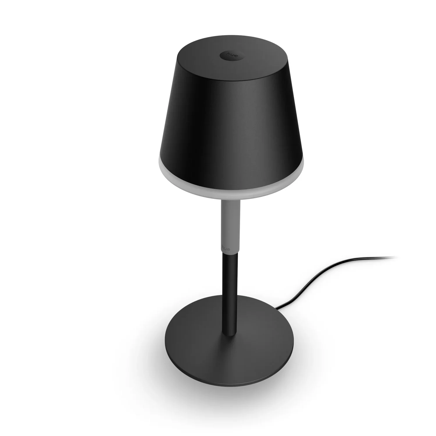 Candeeiro de Mesa Portátil Philips Hue Go Belle White and Color Ambiance LED Preto - Imagem 2