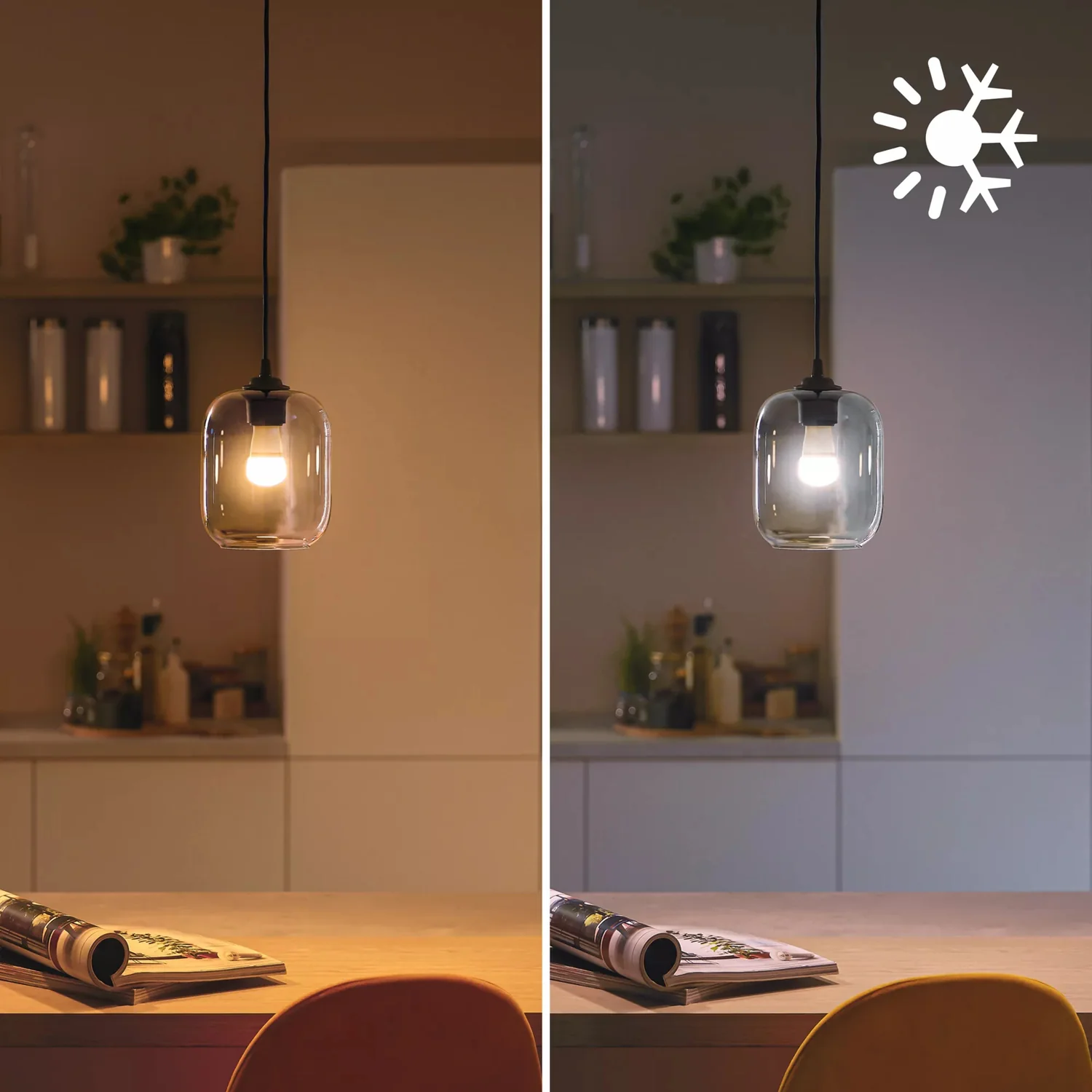 Lâmpada LED Philips WiZ P45 E14 4.9W (40W) 470lm RGB Inteligente Wi-Fi Bluetooth - Imagem 9