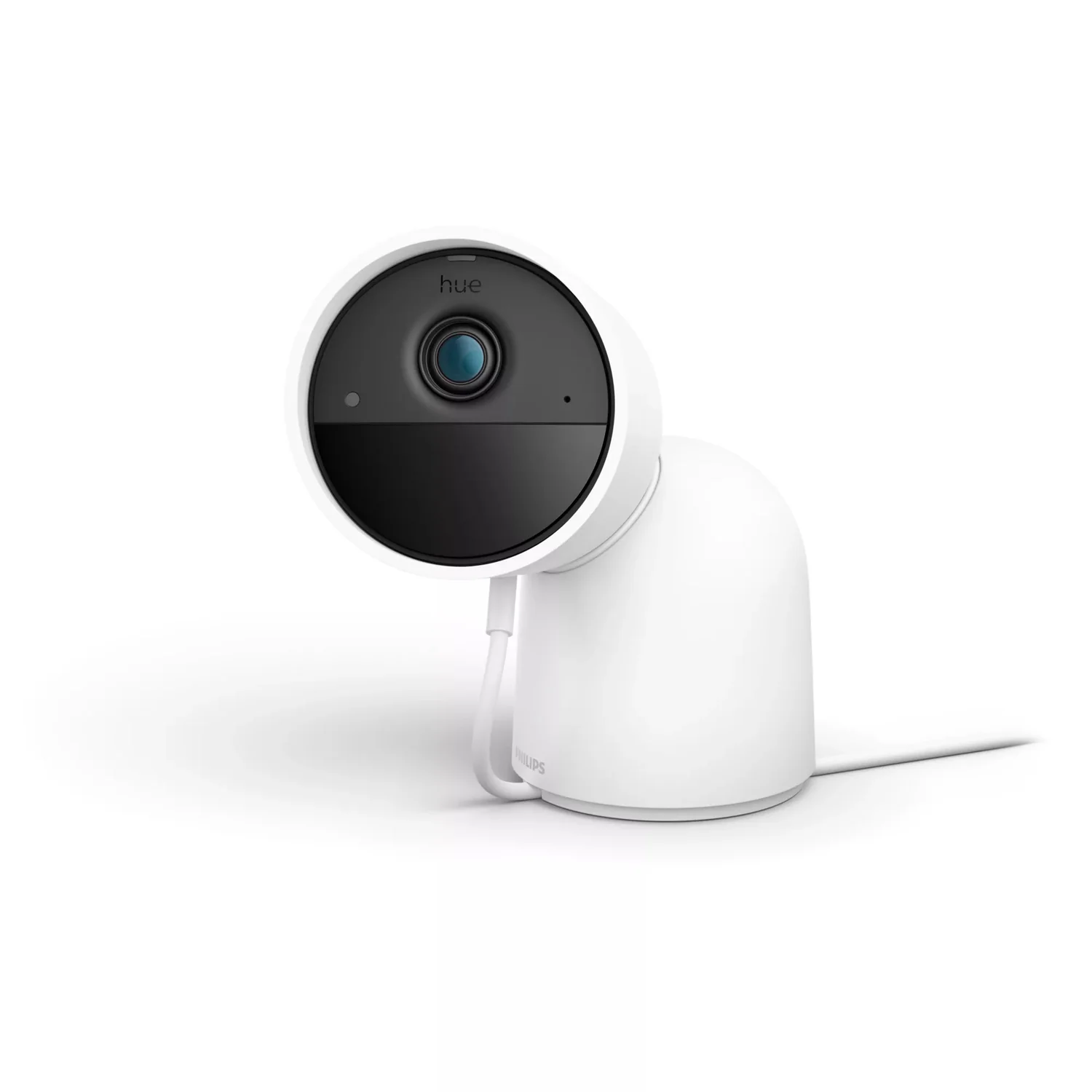 Câmara de Segurança IP Philips Hue Secure com Fios 1080p Suporte de Mesa Branca IP65