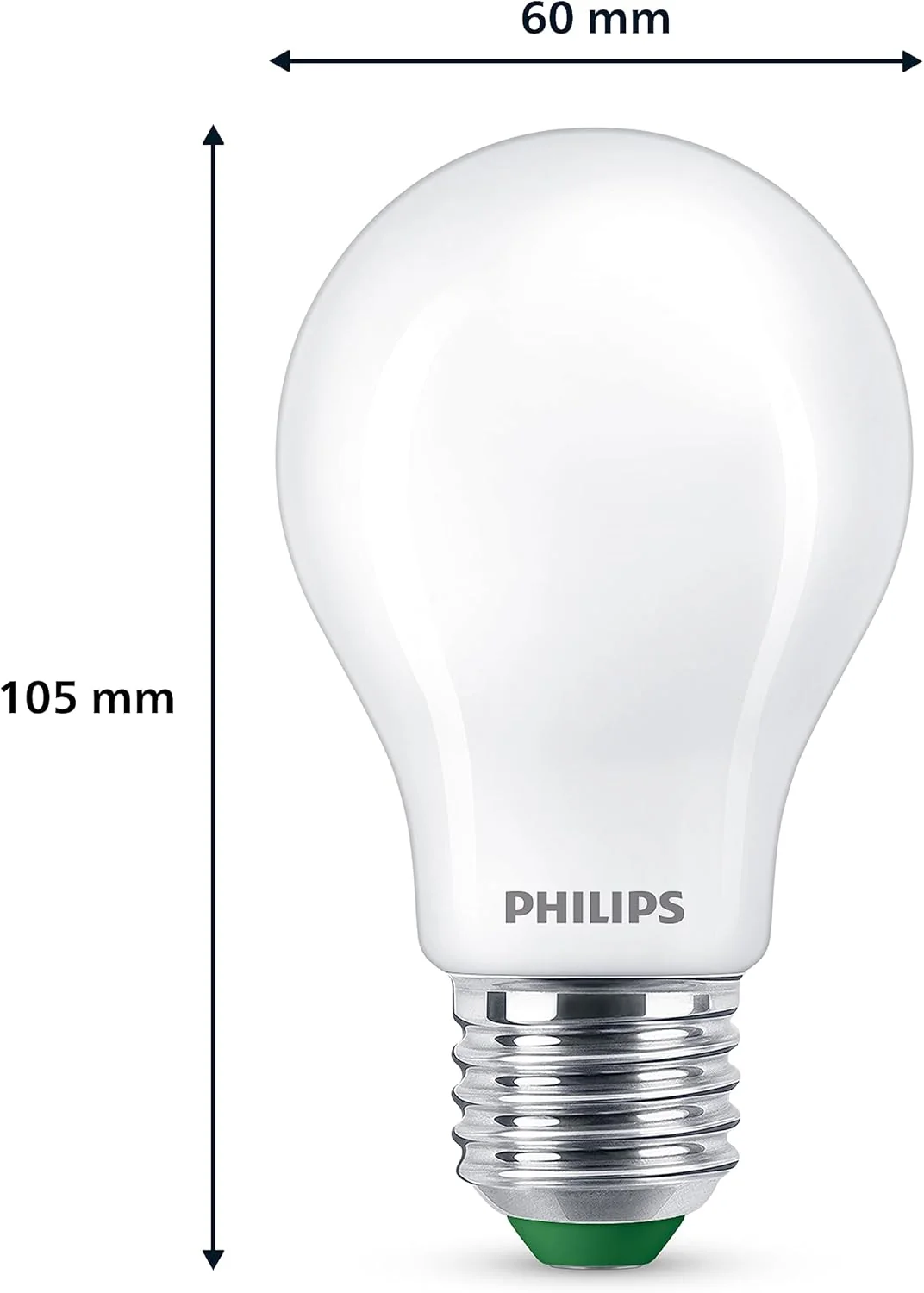 Lâmpada LED Signify LED CLA A60 E27 4W (Equiv. 60W) 840lm 4000K Branco Frio Mate Classe A - Imagem 3