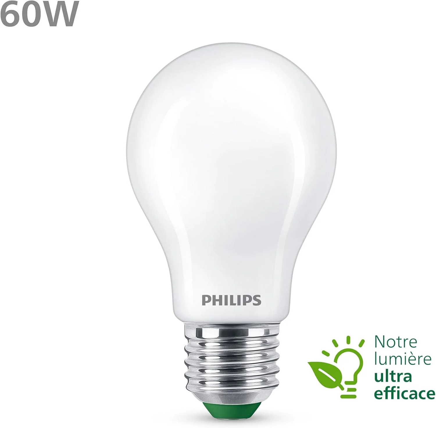 Lâmpada LED Signify LED CLA A60 E27 4W (Equiv. 60W) 840lm 4000K Branco Frio Mate Classe A - Imagem 2