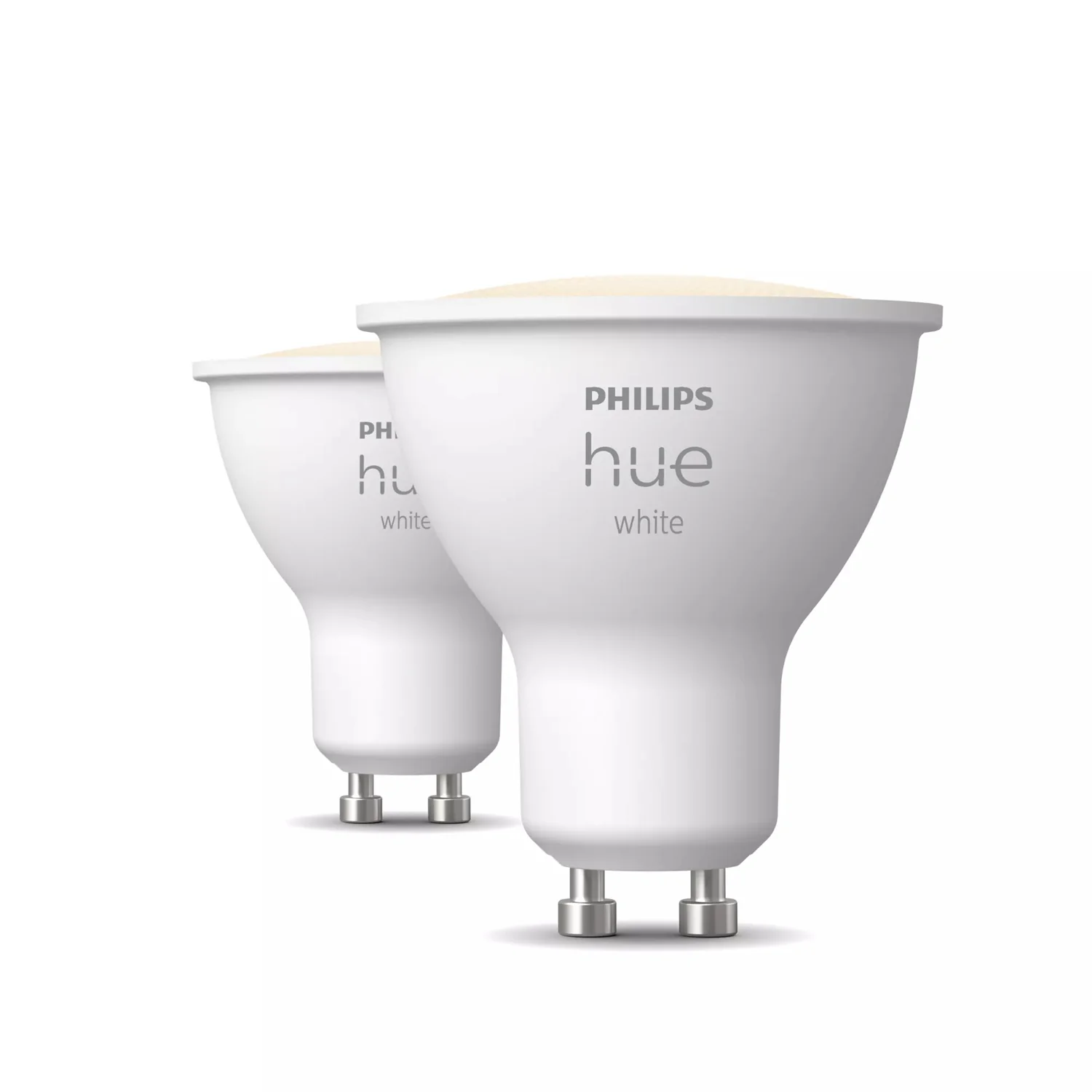 Lâmpada Inteligente Philips Hue White GU10 4,2W Foco LED Pack 2 Unidades