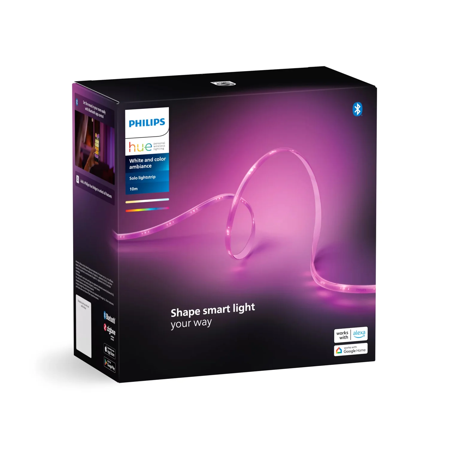 Fita de luz LED inteligente Philips Hue Solo Lightstrip 10m RGBWW - Imagem 3