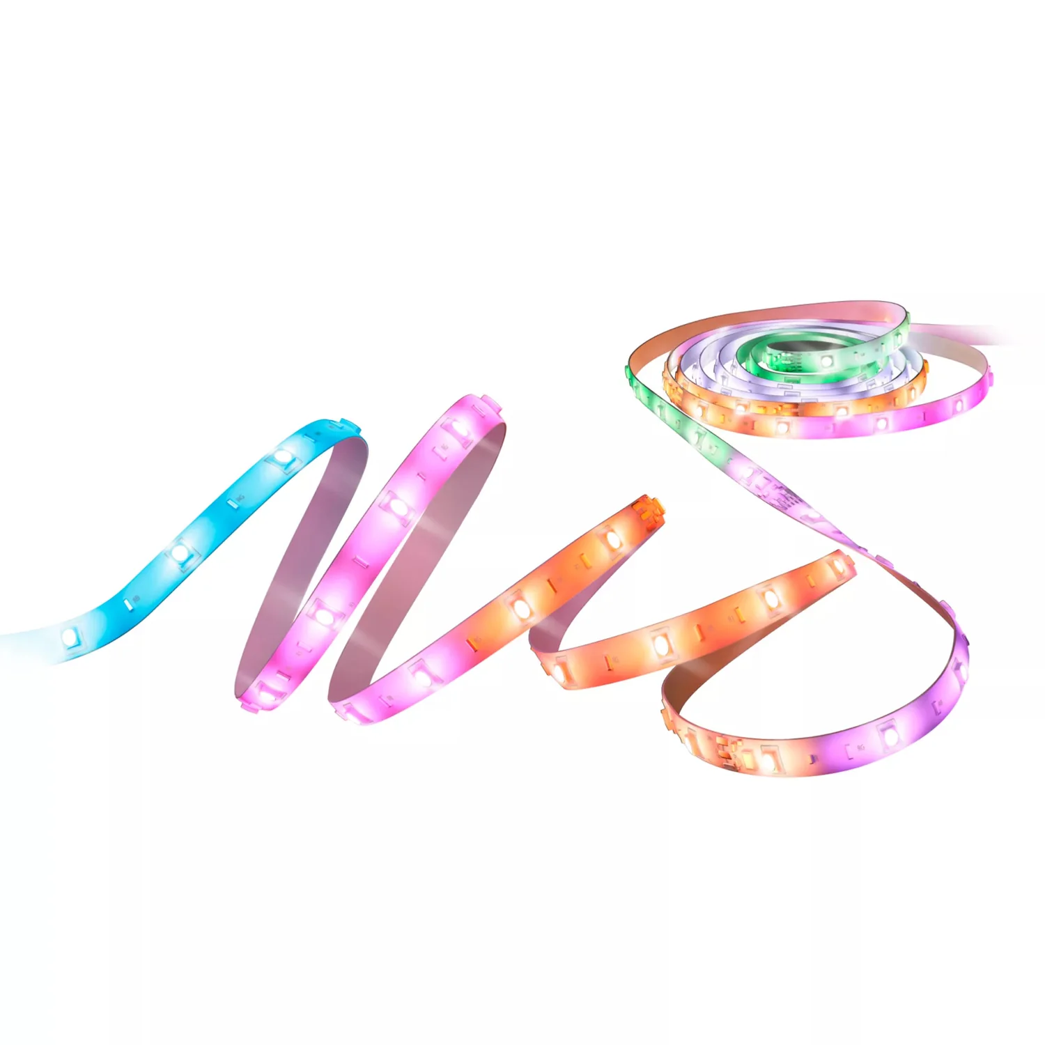 Fita LED Inteligente WiZ RGBIC 10m Wi-Fi Multicolor com Segmentos Independentes