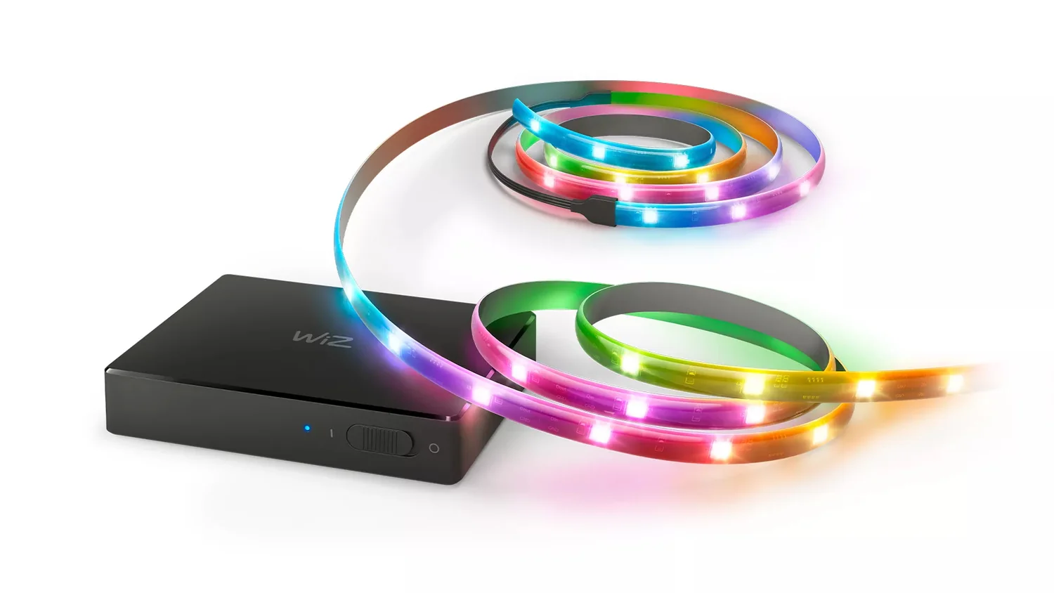 Kit Iluminação Inteligente WiZ HDMI Sync Box para TV 75"-85" com Tira LED RGBIC Wi-Fi