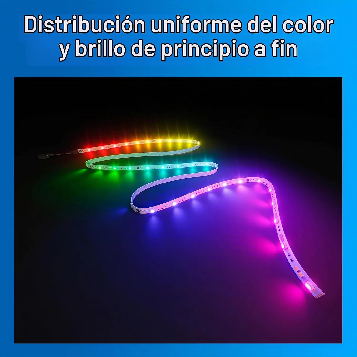 Fita de LED Inteligente Signify Philips RGBICWW 3m 1100lm Wi-Fi Bluetooth Branco - Imagem 5