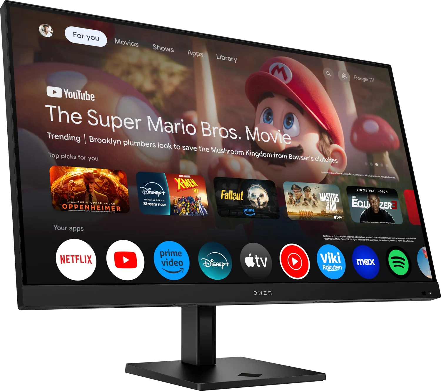 Monitor Gaming OMEN by HP 32x 31.5 polegadas 4K UHD IPS 144Hz HDR400 G-SYNC - Imagem 2