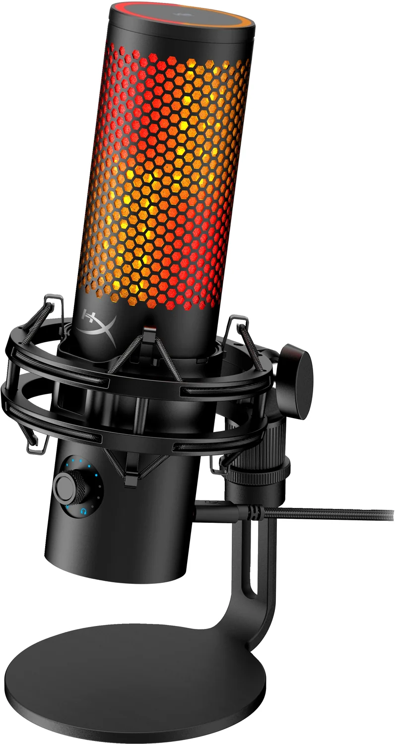 Microfone USB HyperX QuadCast 2 S Preto com Iluminação RGB - Imagem 2