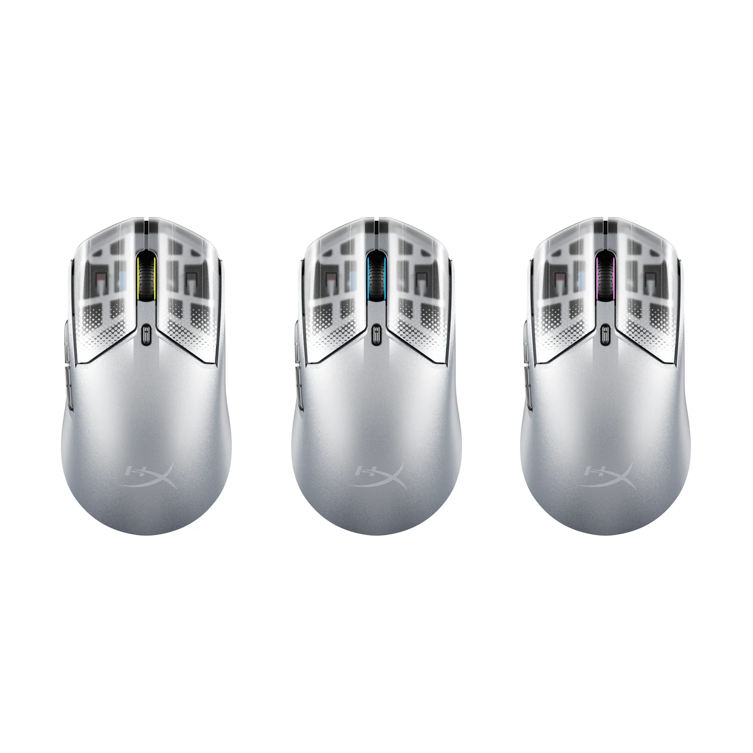 Rato gaming sem fios HyperX Pulsefire Haste 2 S magnésio 3200 DPI RGB prateado - Imagem 4