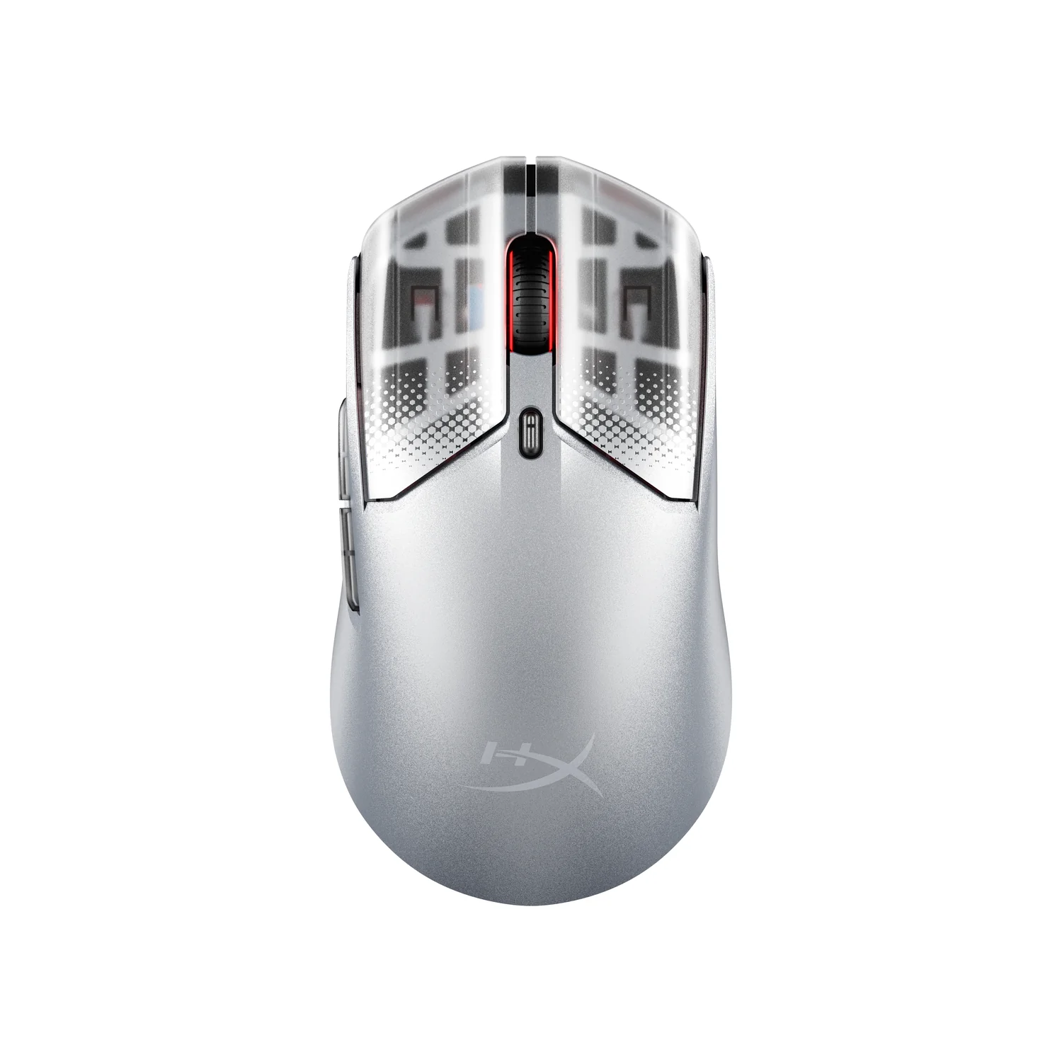 Rato gaming sem fios HyperX Pulsefire Haste 2 S magnésio 3200 DPI RGB prateado