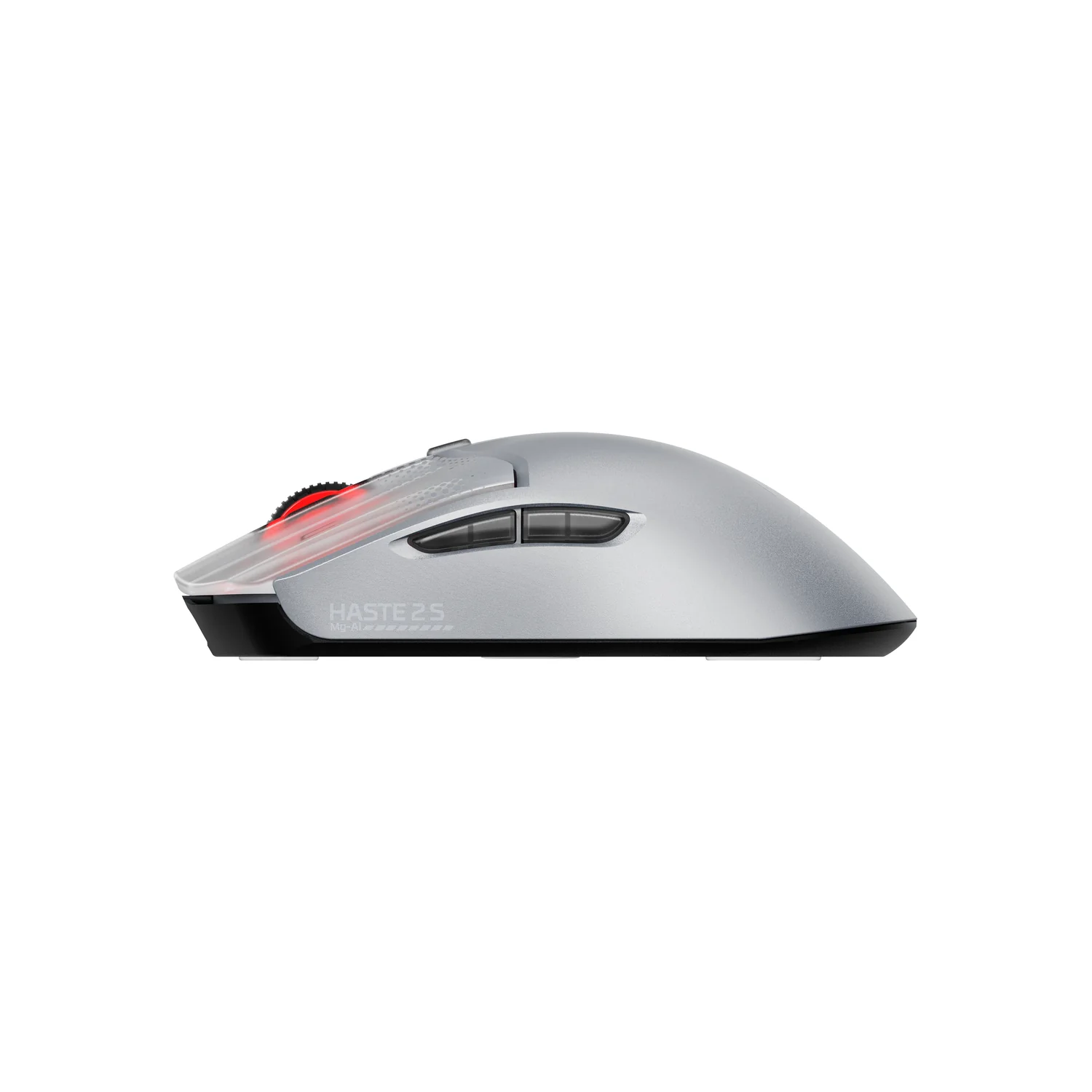 Rato gaming sem fios HyperX Pulsefire Haste 2 S magnésio 3200 DPI RGB prateado - Imagem 6