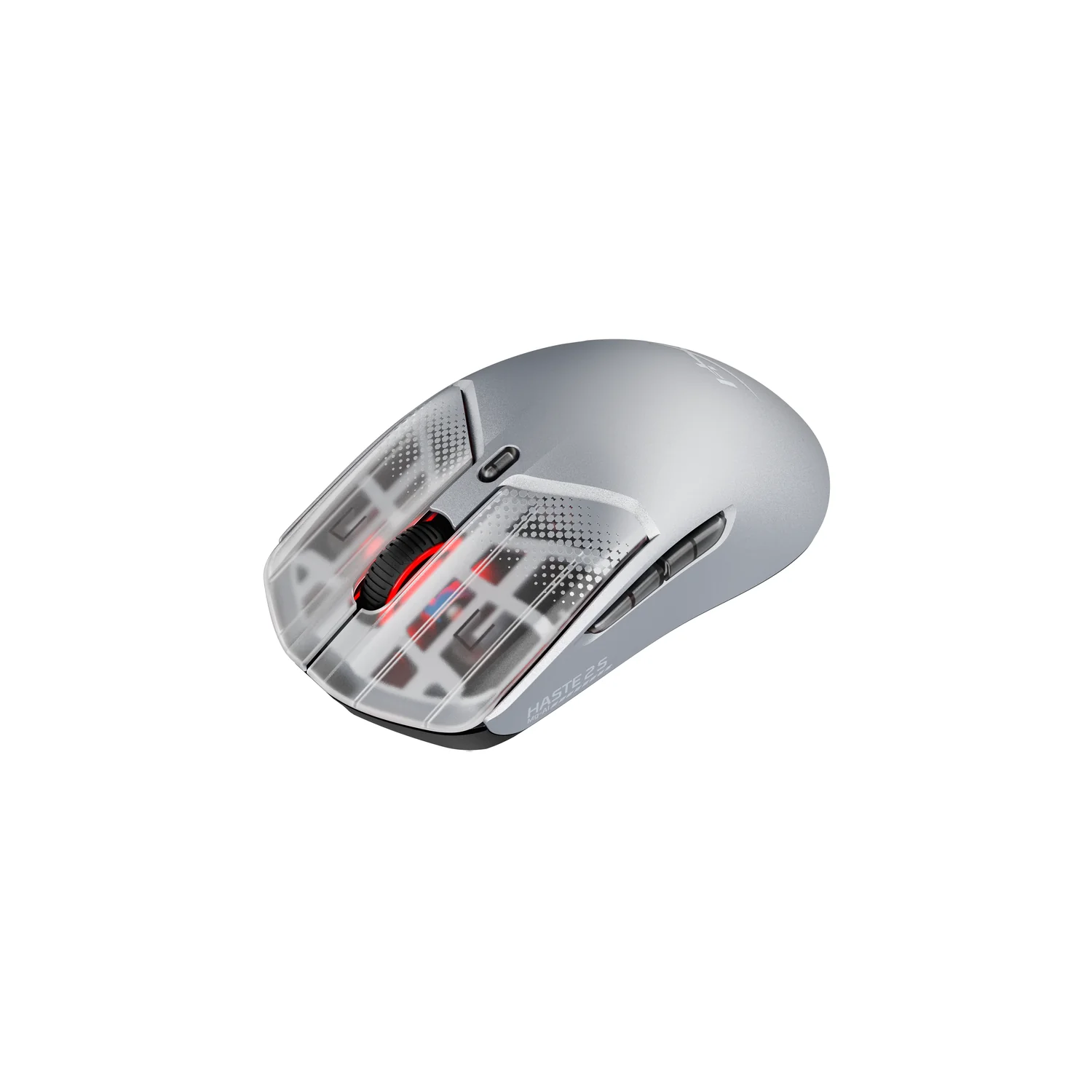 Rato gaming sem fios HyperX Pulsefire Haste 2 S magnésio 3200 DPI RGB prateado - Imagem 3