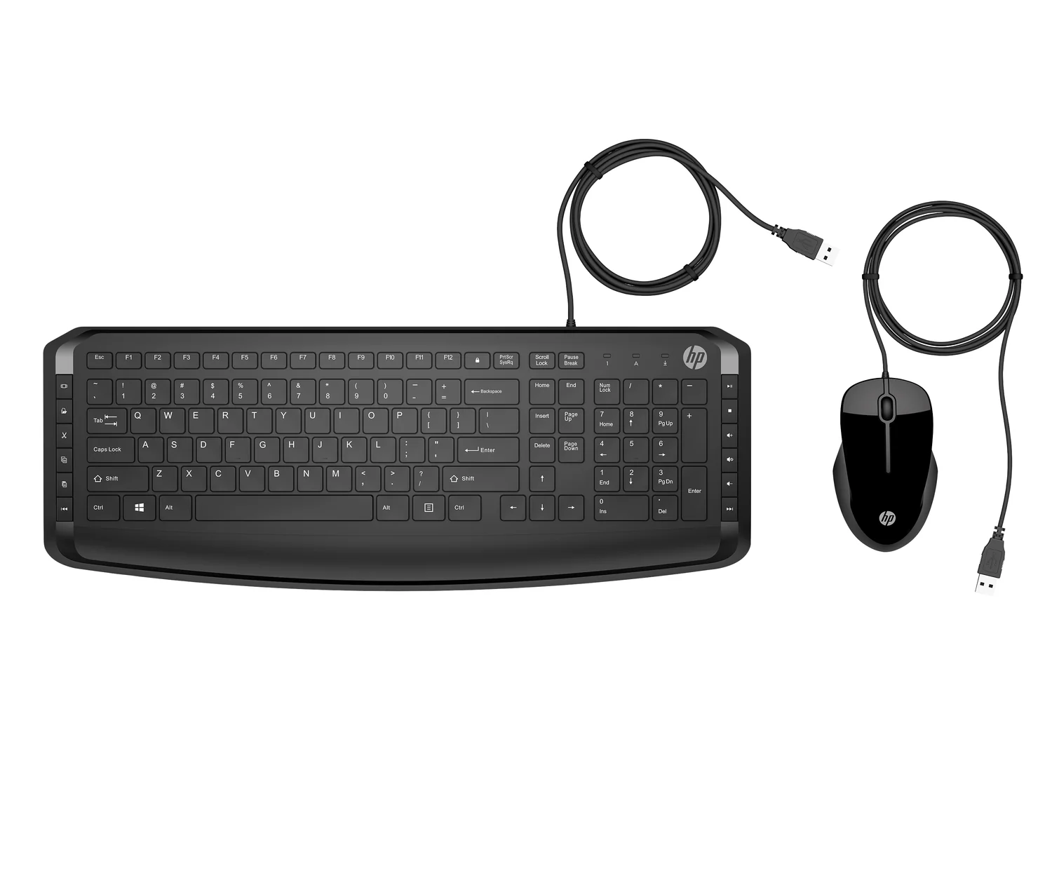 Teclado e Rato HP Pavilion 200 Com Fios USB Preto Kit Universal