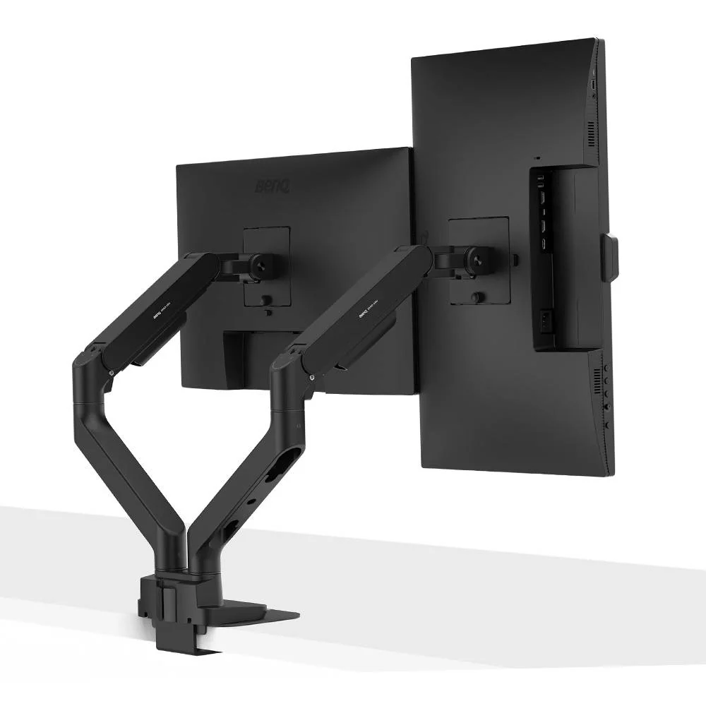 Suporte de Mesa Ergonómico BenQ BDL01 Braço Duplo Monitor até 35" 11kg VESA - Imagem 3