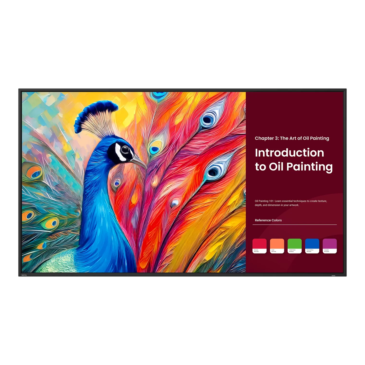 Monitor profissional de sinalização BenQ SH6504 65" 4K UHD 800 nits HDMI USB - Imagem 1