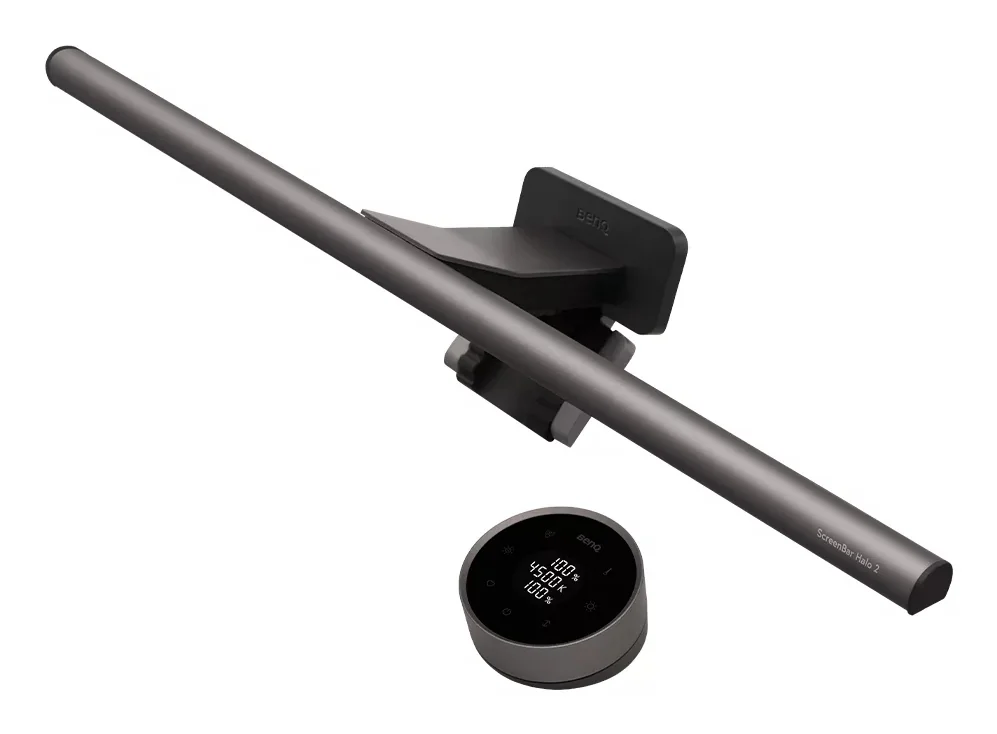 Candeeiro LED para Monitor BenQ ScreenBar Halo 2 USB CRI 95 Cinzento