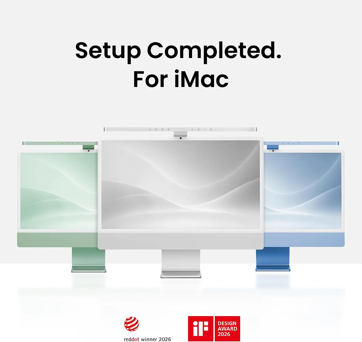 Barra de Luz LED para Monitor BenQ para iMac Prateado - Imagem 2