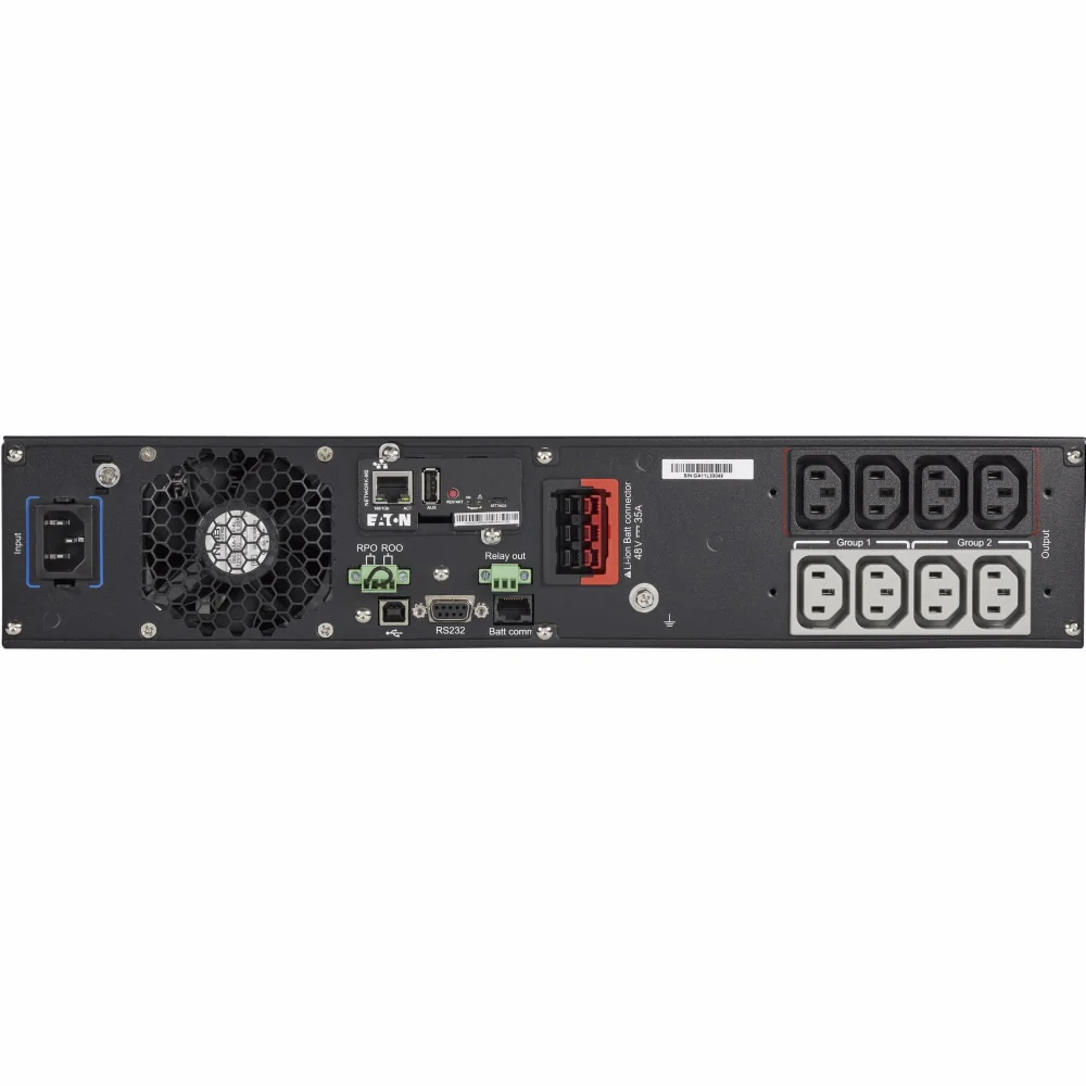UPS Eaton 9PX 1500i RT2U Netpack Li-Ion 1500VA Online Rack - Imagem 1