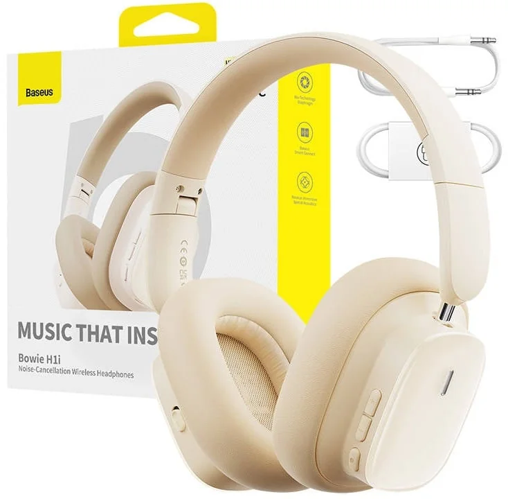 Coluna de som Baseus H1i Overseas Edition Stellar White