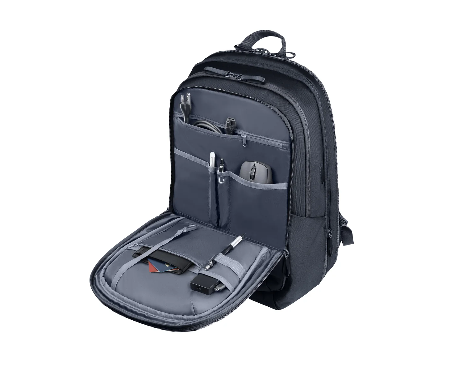 Mochila Portátil HP Travel Plus 30L 17" Azul Grafite Cabin Sustentável - Imagem 3