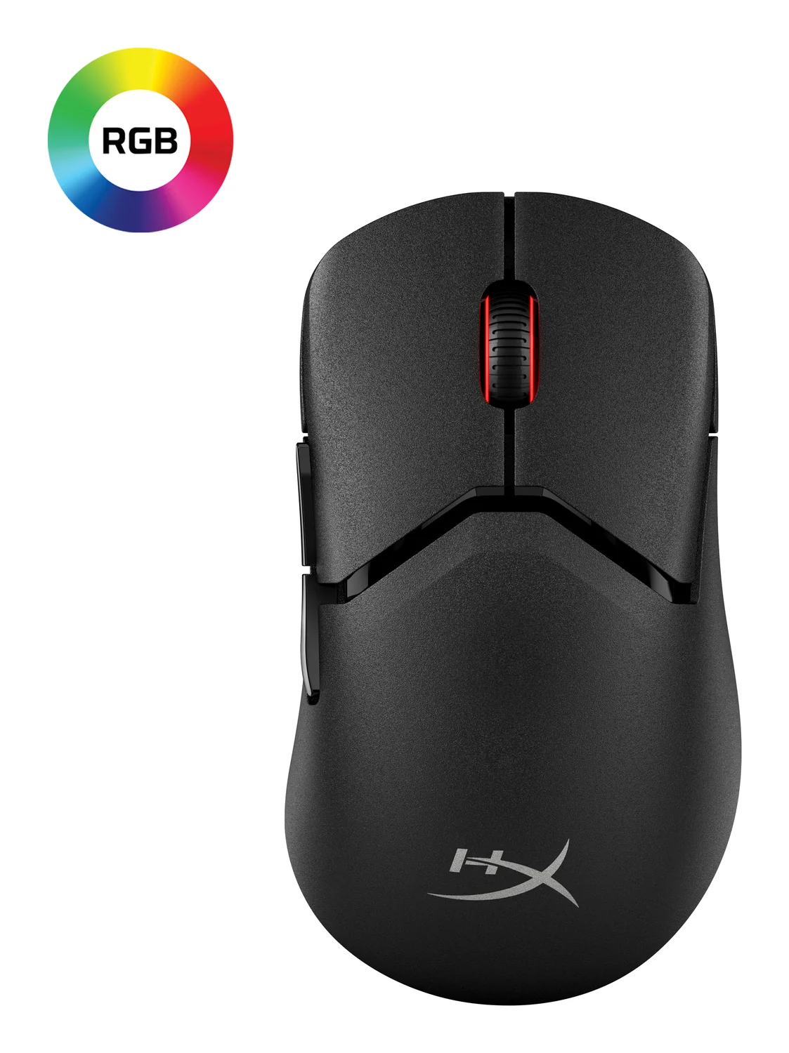 Rato Gaming Sem Fios HyperX Pulsefire Saga Pro 4000 Hz Bluetooth USB-C Preto - Imagem 5