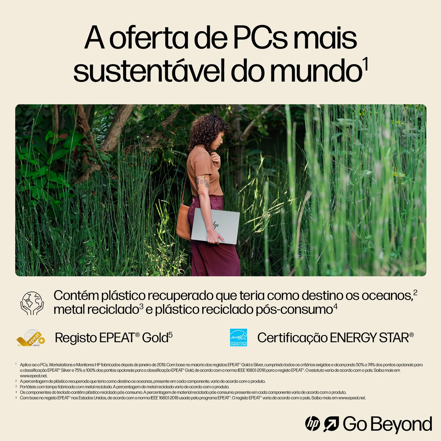 Portátil HP OmniBook X 14-FE0000NP 14" 2.2K Touch Snapdragon X Elite 16GB 1TB SSD Prateado - Imagem 9
