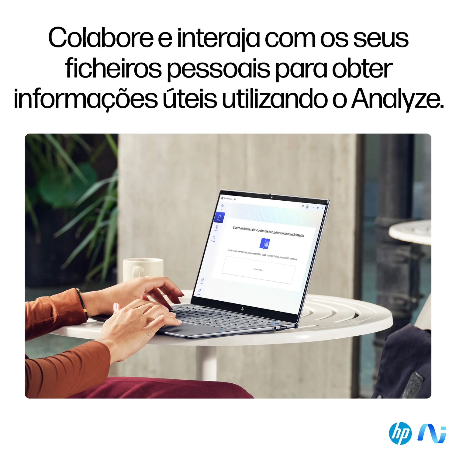 Portátil HP OmniBook X 14-FE0000NP 14" 2.2K Touch Snapdragon X Elite 16GB 1TB SSD Prateado - Imagem 16