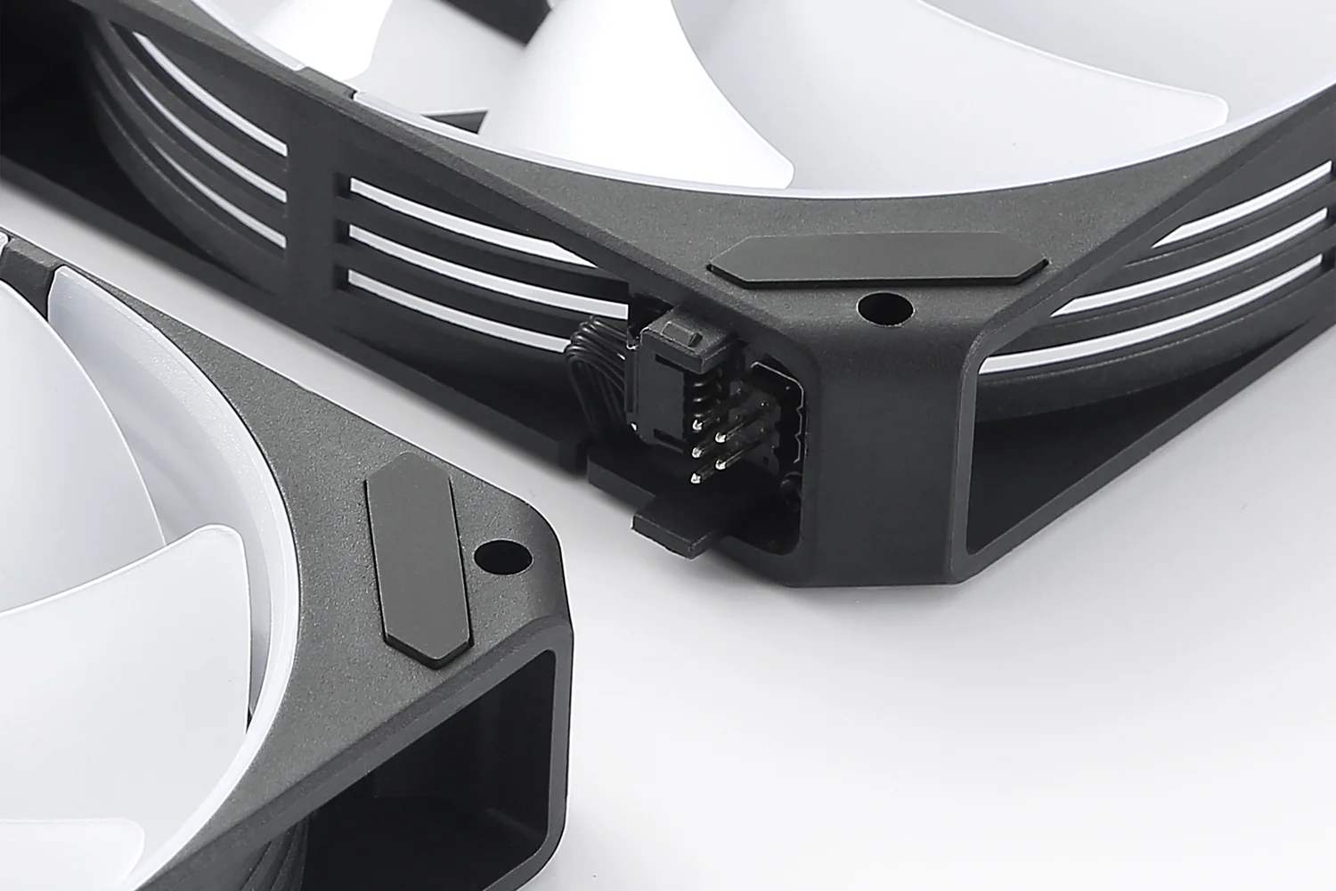 Ventoinha para caixa 120 mm preta ARGB ABYSM Arclight 2.0 pack 3 unidades - Imagem 5
