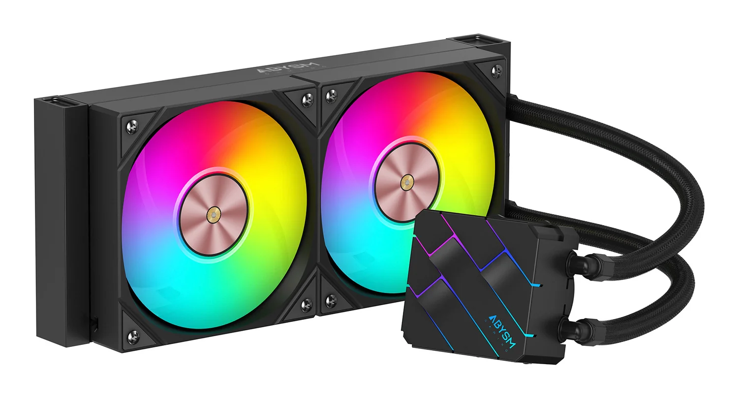 Water cooler AIO ABYSM Oceanic Tide 240 ARGB 2x120 mm preto