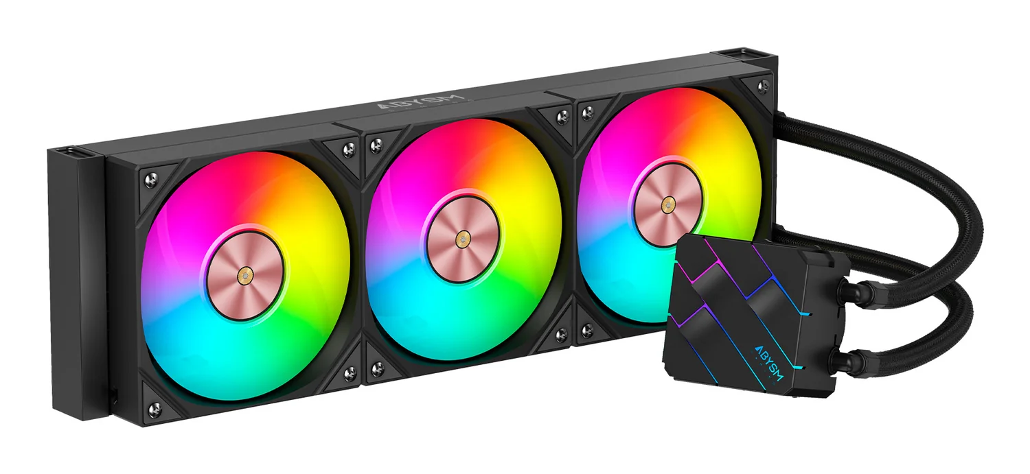 Water cooler AIO ABYSM Oceanic Tide 360 ARGB 3x120 mm preto