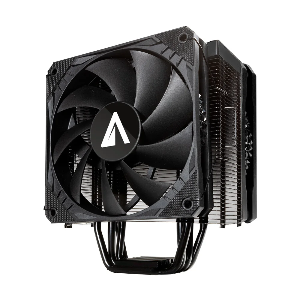 Dissipador a ar para CPU 120 mm preto ABYSM Snow IV 200 W TDP