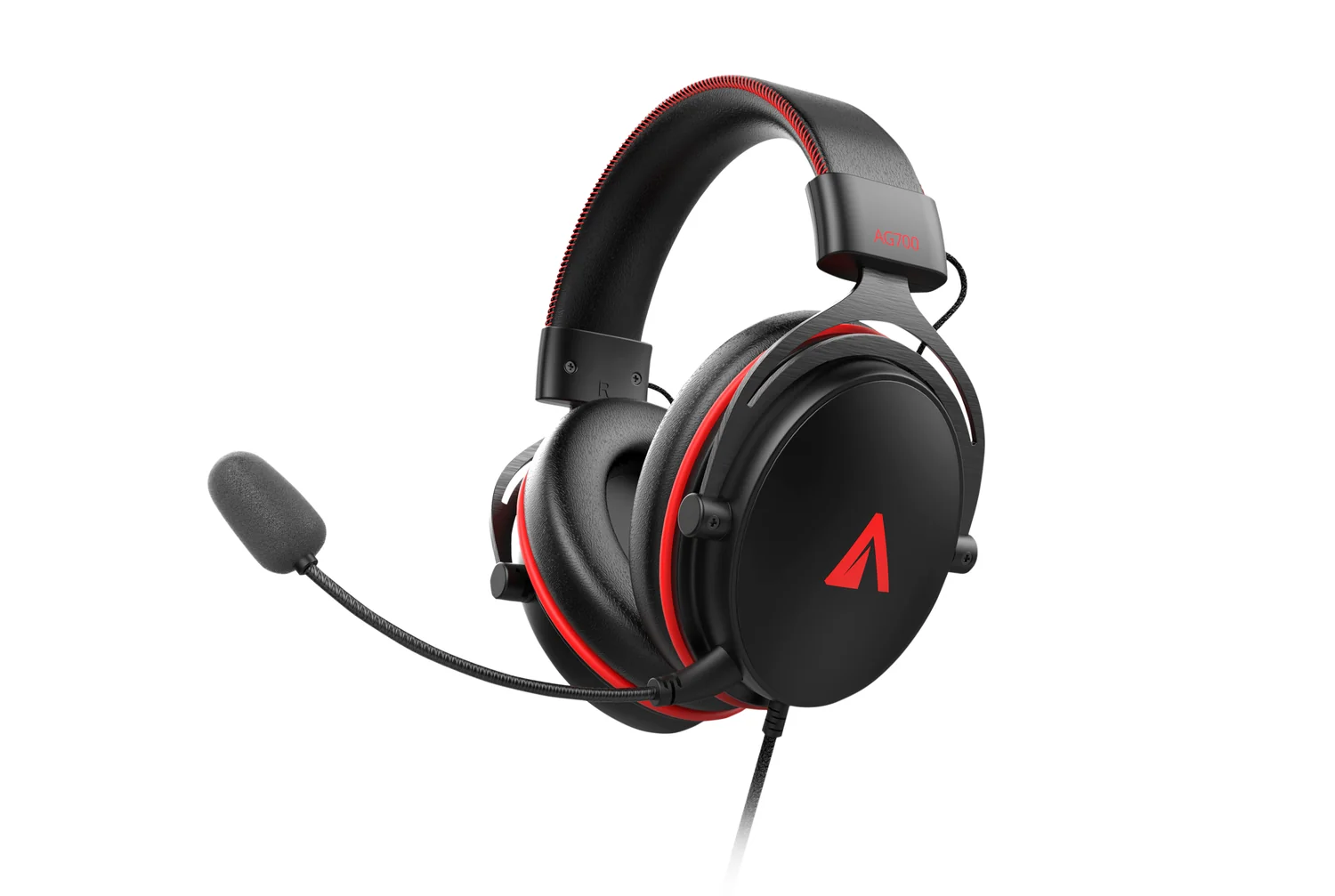 Auscultadores Gaming ABYSM AG700 Pro 7.1 com Fios Pretos