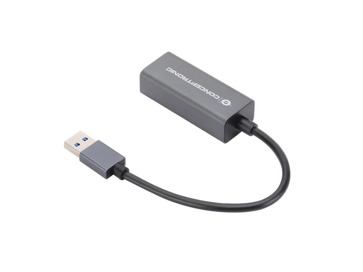 Adaptador de rede USB 3.0 Gigabit Ethernet Conceptronic ABBY08G Wake-on-LAN - Imagem 4
