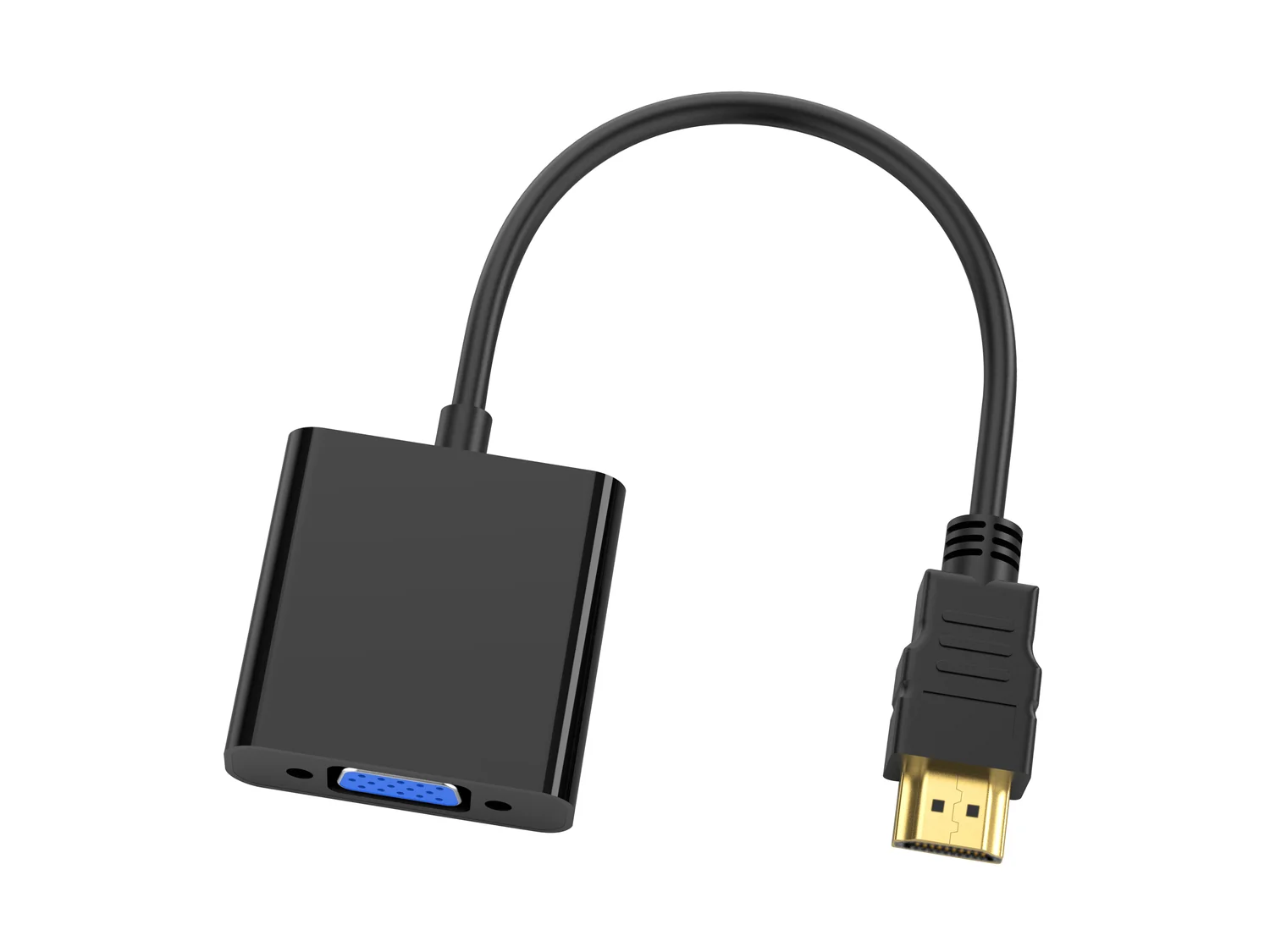 Adaptador HDMI para VGA Full HD 1080p 60Hz Plug and Play Conceptronic ABBY20B preto - Imagem 2