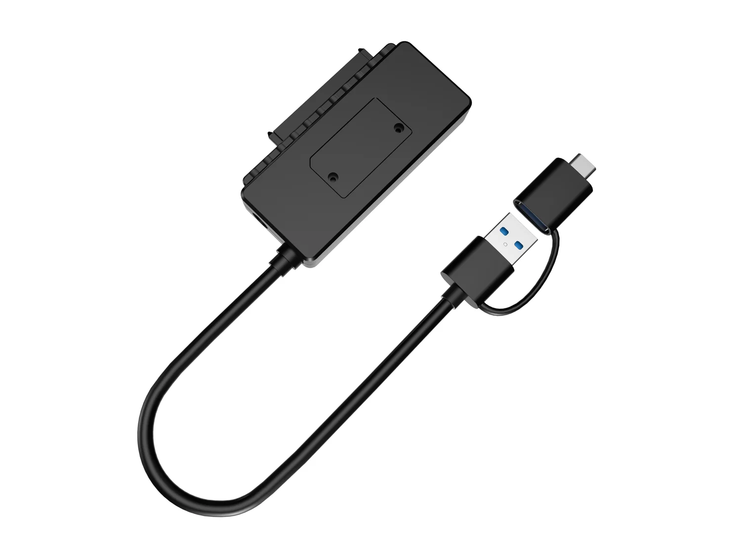Adaptador USB para SATA Conceptronic ABBY21B 2.5"/3.5" com Alimentador e Cabo USB-C/A - Imagem 3