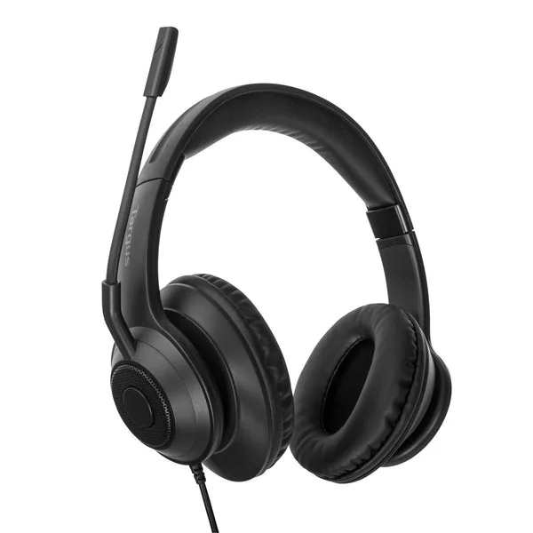 Auriculares com Fio Targus AEH102GL USB-A Stereo com Microfone Preto - Imagem 4