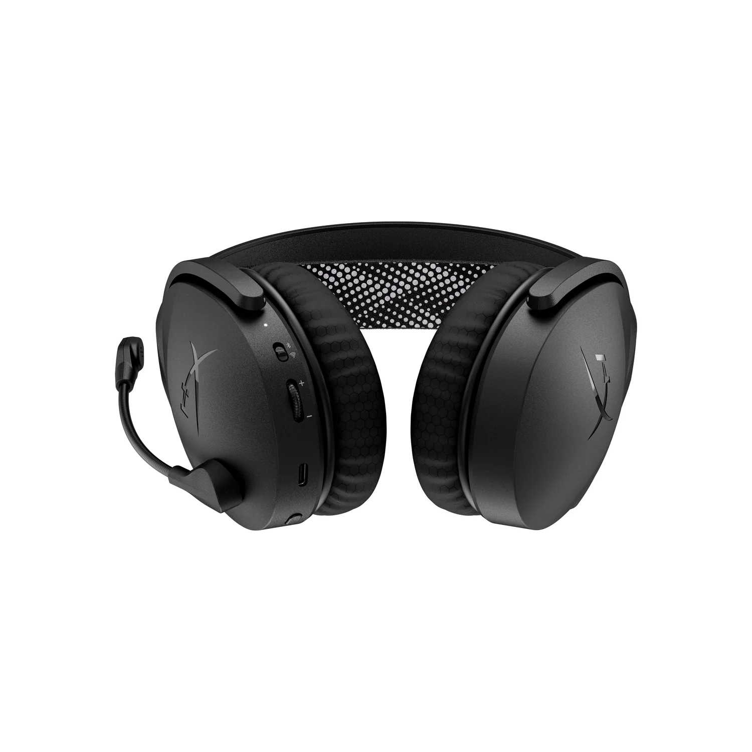 Auriculares Gaming HyperX Cloud Jet Sem Fios 2.4GHz Bluetooth 5.3 com Microfone Boom Preto - Imagem 5