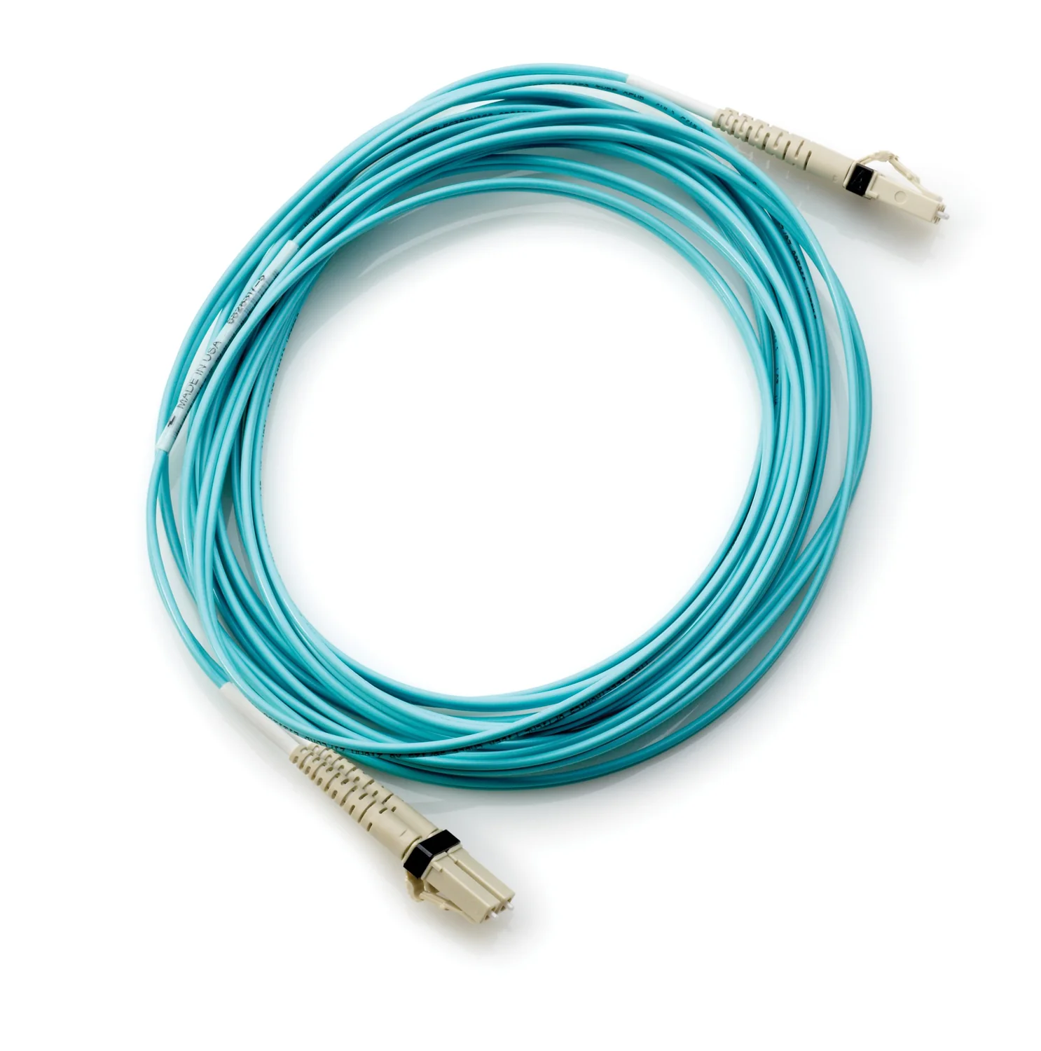 Cabo de Fibra Óptica HPE LC/LC OM3 Multimodo Fibre Channel 15m - Imagem 1
