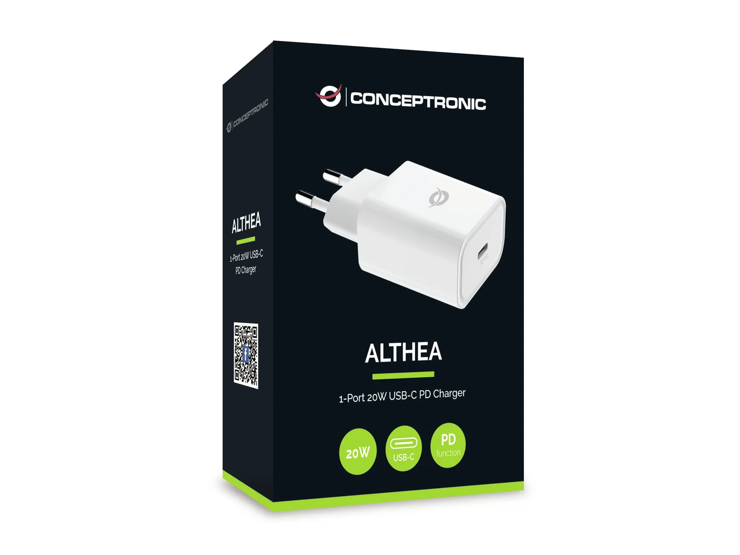 Carregador USB-C Conceptronic ALTHEA07W 20 W PD para Smartphone - Imagem 3